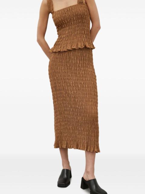 BY MALENE BIRGER ruffled midi skirt