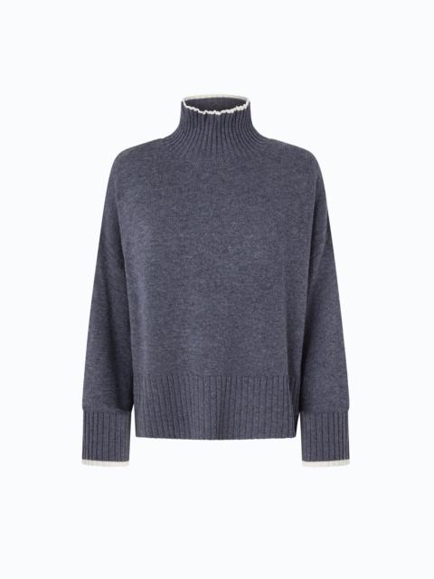 PINKO WOOL AND CASHMERE TURTLENECK SWEATER