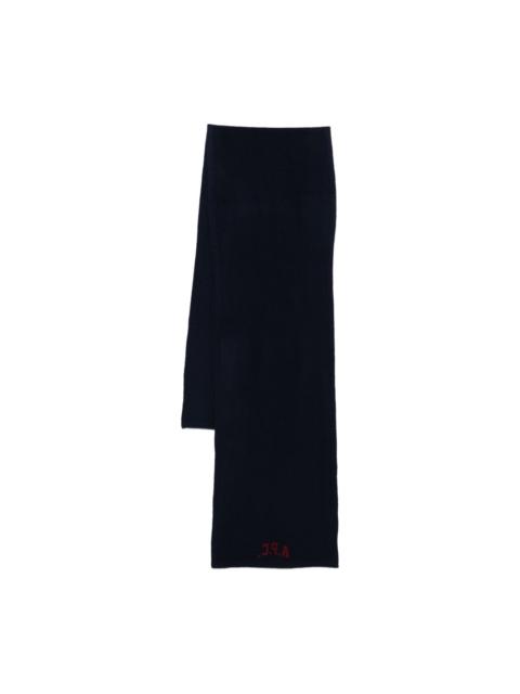A.P.C. Jesse embroidered logo scarf