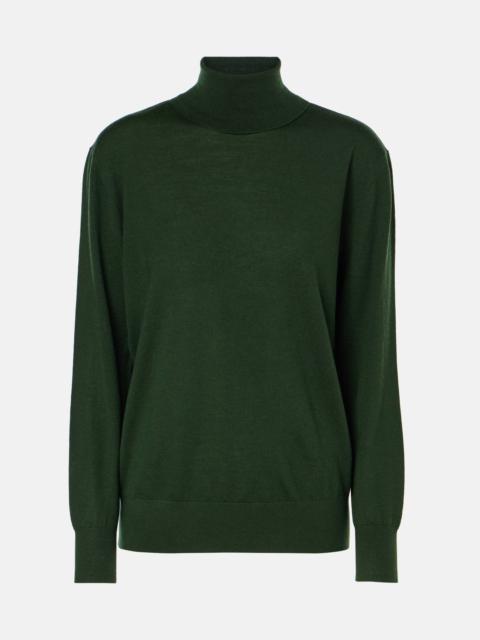 Wool turtleneck sweater