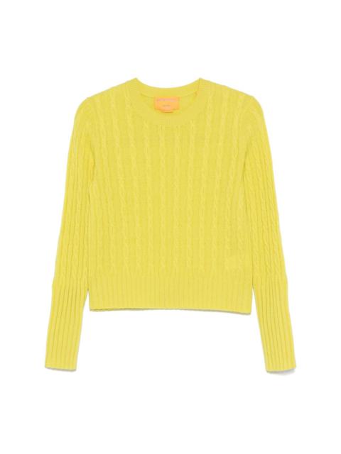 GUEST IN RESIDENCE Shrunken cashmere sweater