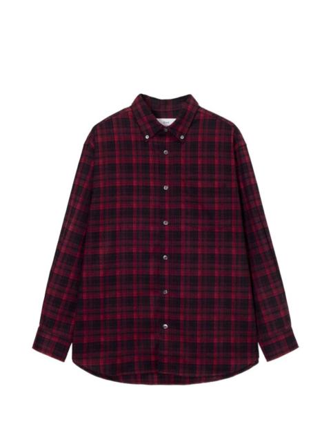 Dunst check-pattern shirt