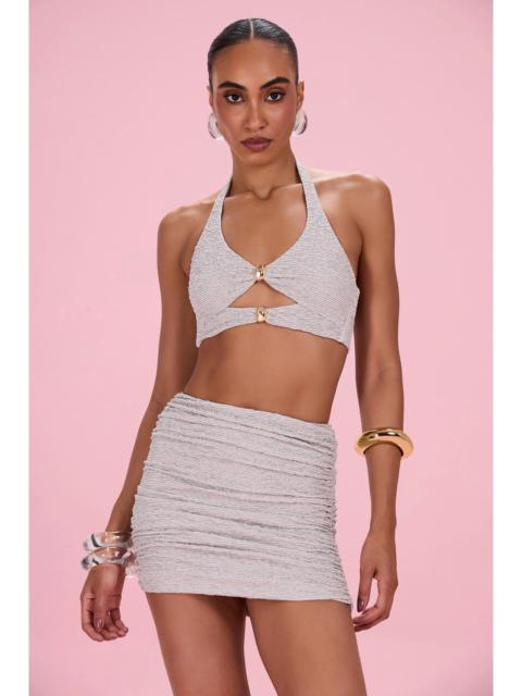 PatBO SILVERSAND MINI SKIRT GREEN