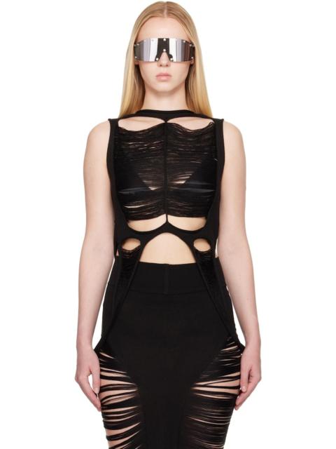 Rick Owens Black Hollywood Tanja Tank Top