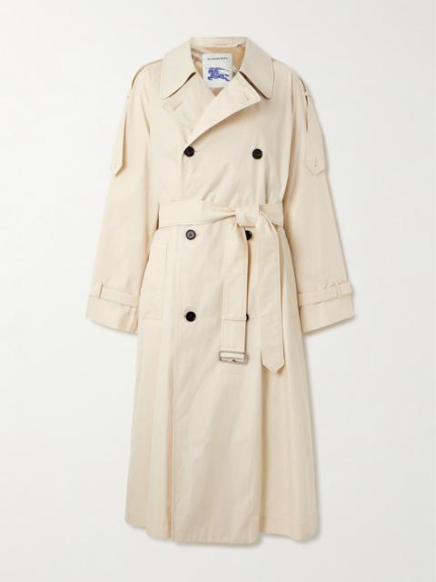 Burberry Belted Cotton-gabardine Trench Coat