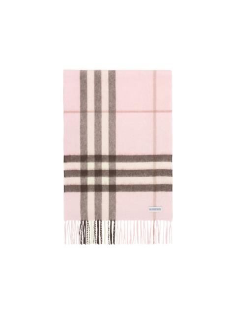 Burberry Check cashmere scarf
