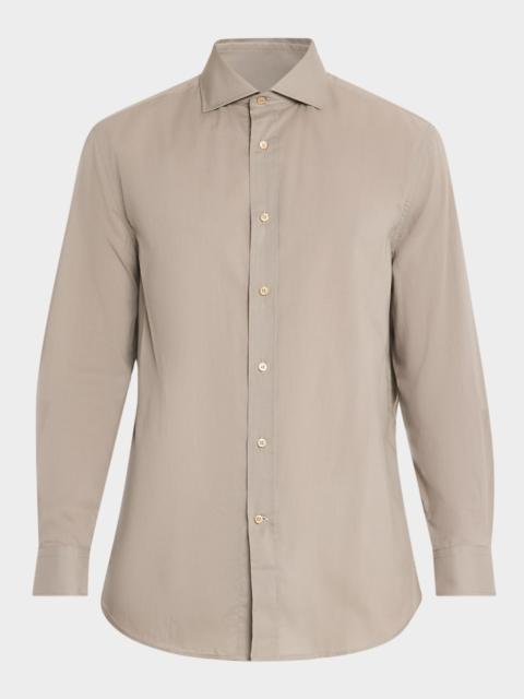 Brunello Cucinelli Men's Cotton Classic Fit Button-Down Shirt