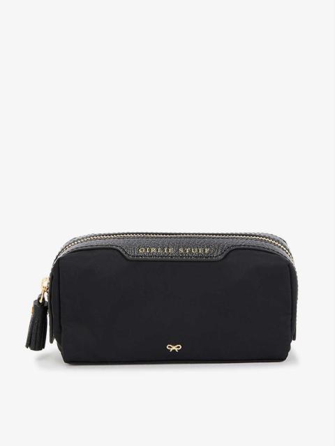 Anya Hindmarch Girlie Stuff recycled-nylon zip pouch
