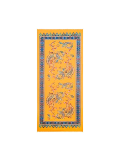 Etro floral paisley scarf