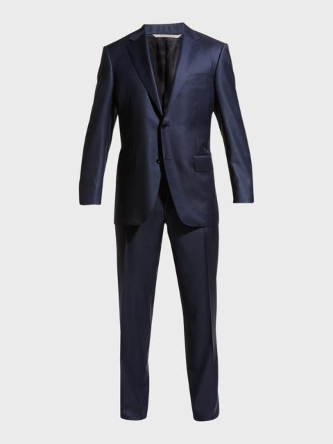 Canali Men's Solid Wool Two-Piece Suit