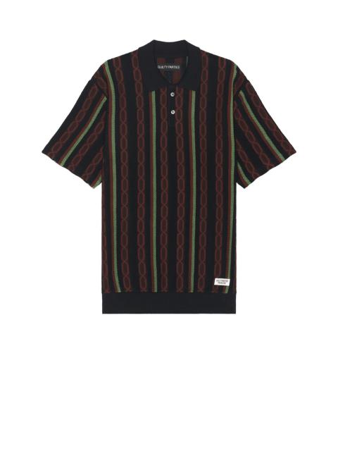 WACKO MARIA Knit Polo Shirt Type-2