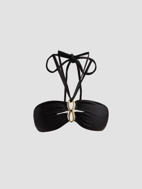 PatBO Women's Martina Bikini Top - Black