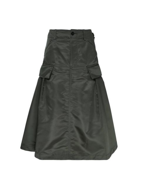 sacai Nylon Twill Cargo Skirt