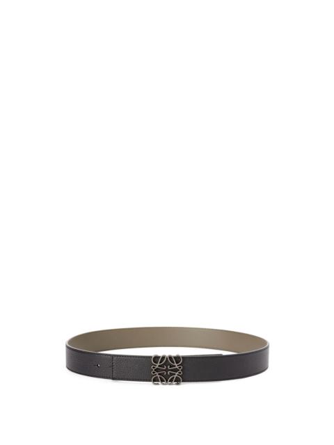 Loewe Reversible Anagram belt in soft grained calfskin and smooth calfskin