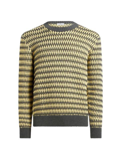 wool-jacquard jumper