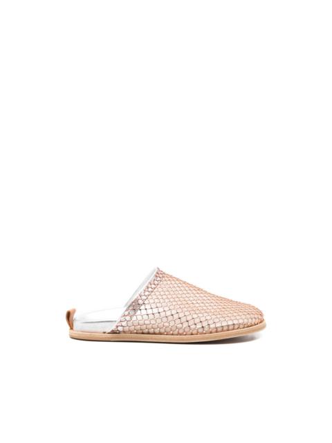 forte_forte crystal-embellished mesh mules