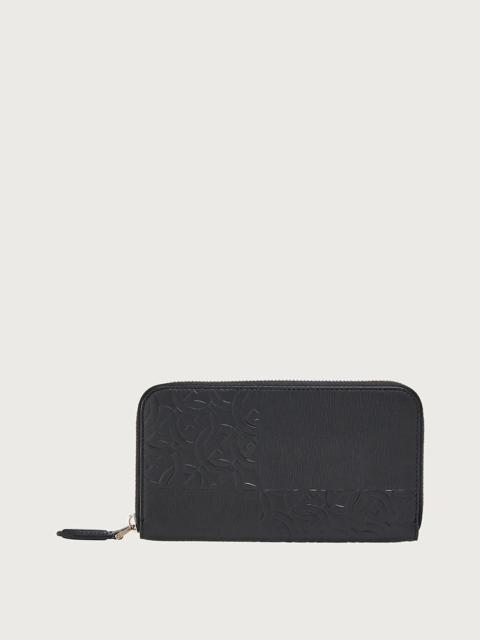 FERRAGAMO ZIP AROUND WALLET