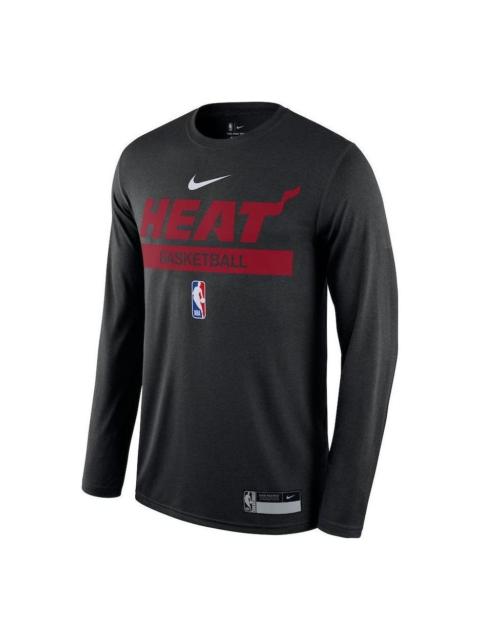 Nike Nike x NBA 22-23 전설 On-Court Practice 성능 긴 소매 티셔츠 '미미 열' DR6526-010