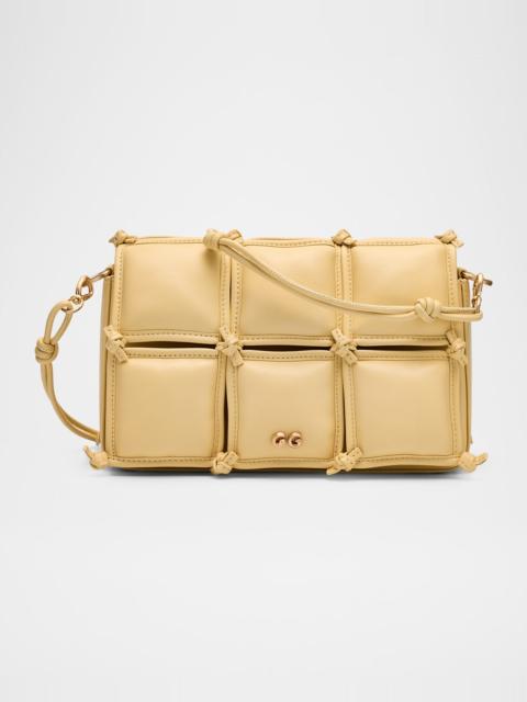 Cult Gaia Prue Puffy Leather Crossbody Bag
