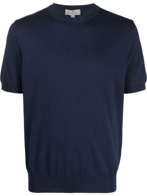 Canali knitted short-sleeve T-shirt