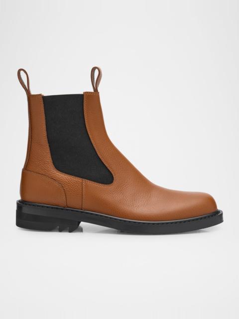 Dries Van Noten Men's QU110 Leather Chelsea Boots