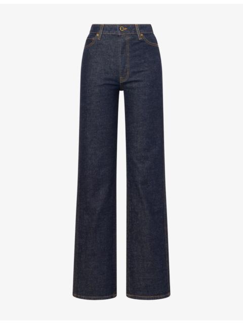 KHAITE Danielle Stovepipe Denim Jeans