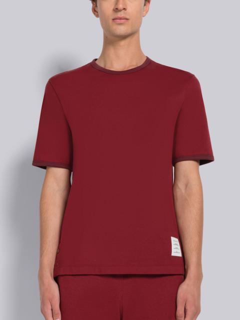 Thom Browne MIDWEIGHT JERSEY SHORT SLEEVE RINGER TEE