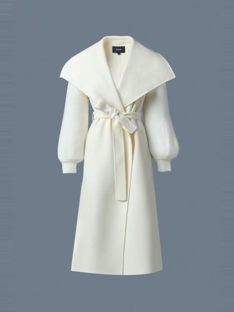 MACKAGE MAI-NV Double-Face Wool Wrap Coat