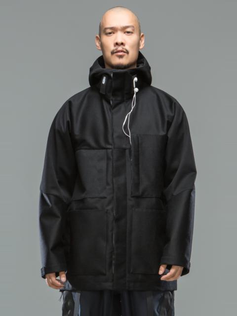 ACRONYM J54-LP 3L Wool Doeskin Parka Black