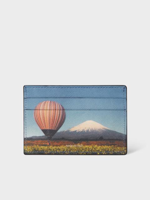 'Signature Stripe Balloon Mount Fuji' Print Card Holder