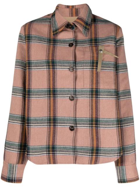 FORTELA April check-print flannel shirt