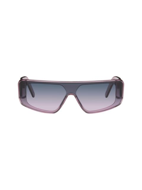 Rick Owens Purple Performa Sunglasses