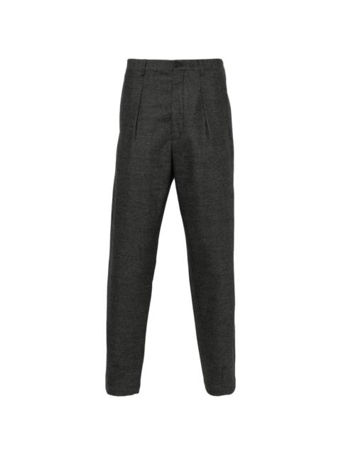 pleat-detail trousers