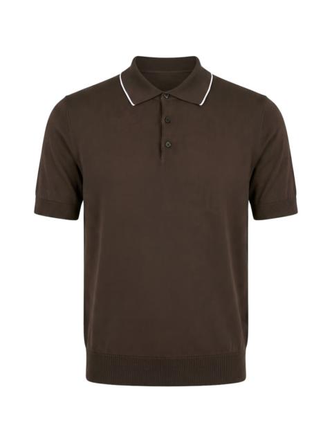 PESERICO cotton-tricot polo shirt