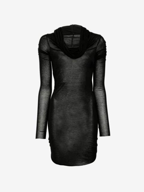 Rick Owens hooded long-sleeves T-shirt