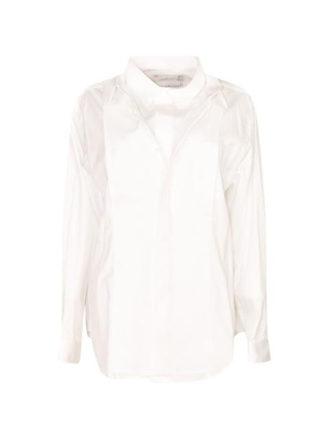 sacai layered shirt