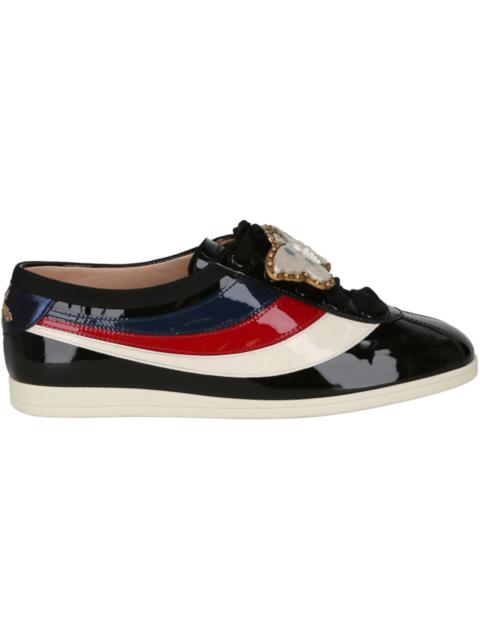 GUCCI Gucci Falacer Sneakers Black Vernice Crystal (Women's)