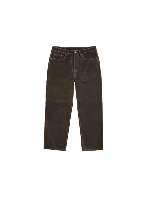 Supreme Supreme True Religion Loose Fit Leather Pant Brown