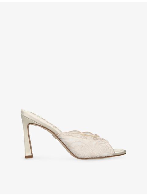 Sam Edelman Iva Lace Heeled Mules