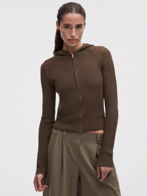 lululemon Structured Knit Zip-Up Hoodie