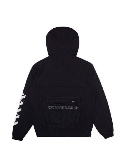 Converse Star Chevron Windproof Jacket 'Black' 10017080-A03