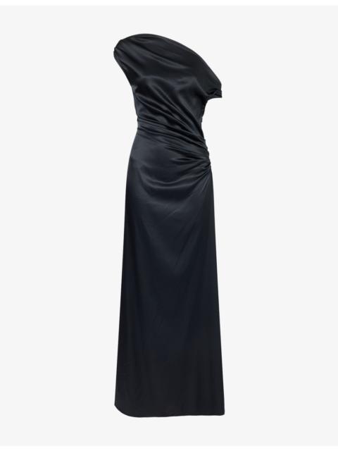 STAUD Phare Silk Maxi Dress