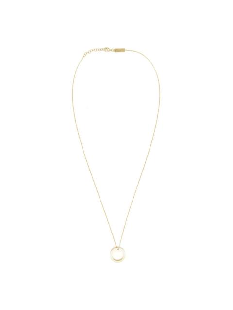 Maison Margiela Numbers Logo Ring Necklace in Gold
