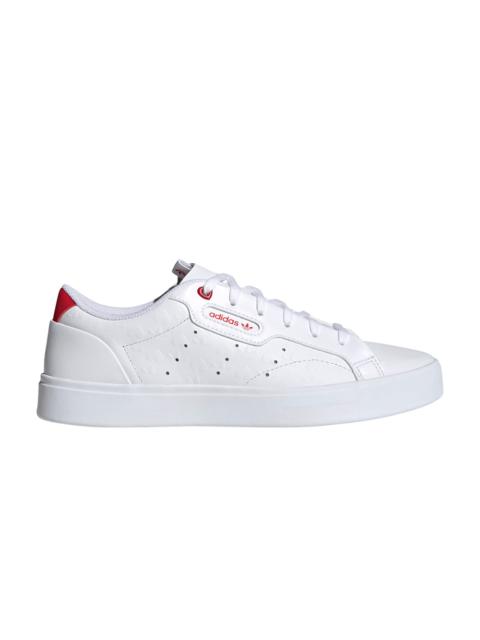adidas Wmns Sleek 'Heart Embossed - White Scarlet'