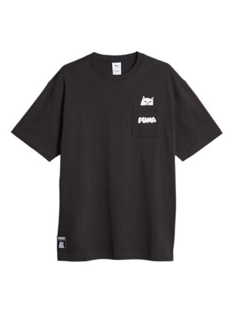 PUMA PUMA x RIPNDIP SS23 Logo T-shirt 'Black' 622195-01