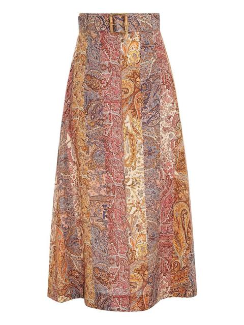 Zimmermann LUMINOSITY A-LINE MIDI SKIRT
