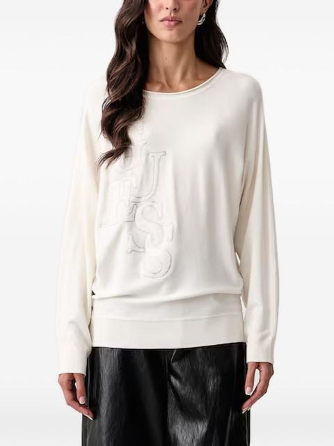 GUESS USA Ellie logo-embellished sweater