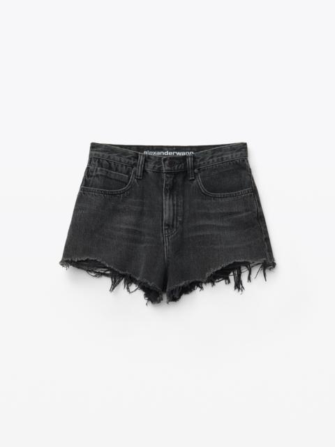 BITE SHORT IN GREY AGED DENIM