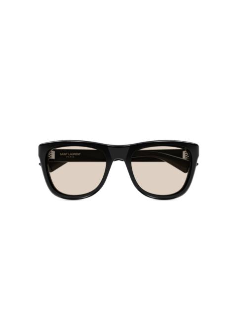 SAINT LAURENT logo-print sunglasses