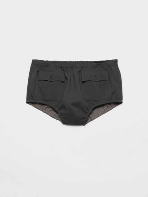 Prada Technical fabric shorts